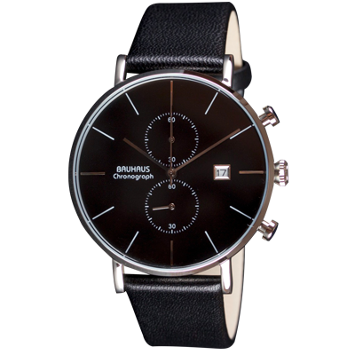 Bauhaus watch Chronograph black